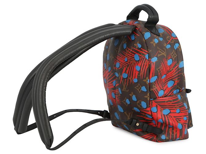 Zaino Palm Springs PM Monogram Jungle Dot Louis Vuitton, Borsa a mano, Nera, Monogramma, LOUIS VUITTON Nero - vista 2