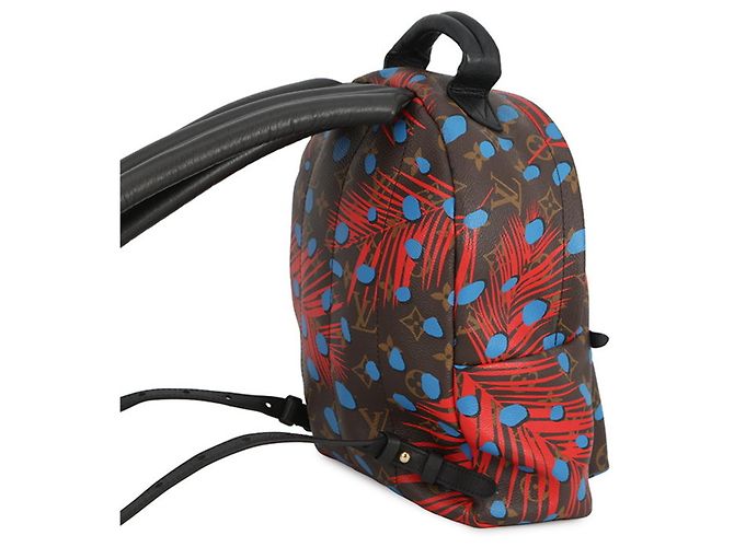 Zaino Palm Springs PM Monogram Jungle Dot Louis Vuitton, Borsa a mano, Nera, Monogramma, LOUIS VUITTON Nero - vista 3