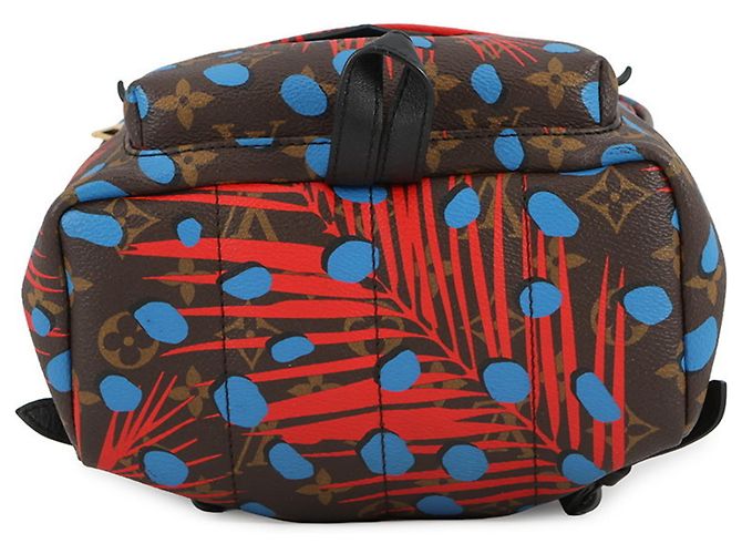 Zaino Palm Springs PM Monogram Jungle Dot Louis Vuitton, Borsa a mano, Nera, Monogramma, LOUIS VUITTON Nero - vista 4