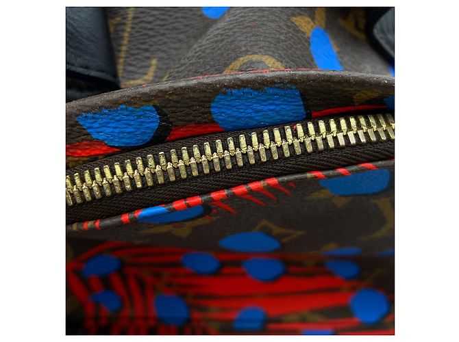Zaino Palm Springs PM Monogram Jungle Dot Louis Vuitton, Borsa a mano, Nera, Monogramma, LOUIS VUITTON Nero - vista 9