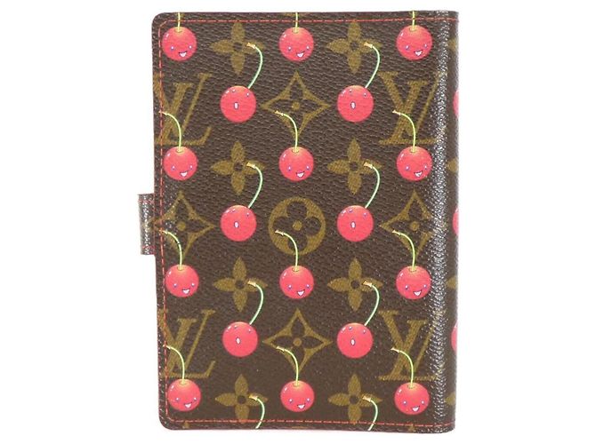 Organizer Agenda PM Monogram Ciliegia Louis Vuitton Marrone - vista 2