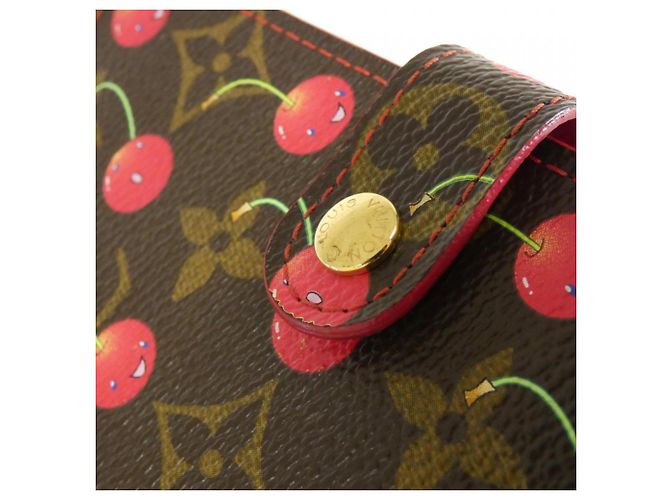 Organizer Agenda PM Monogram Ciliegia Louis Vuitton Marrone - vista 6