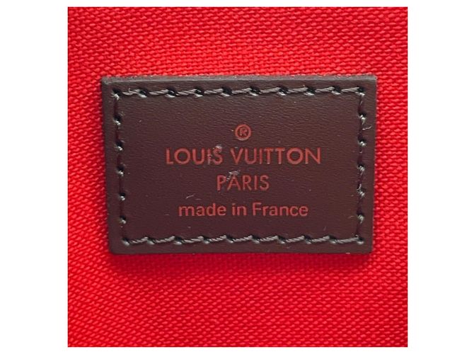 Borsa Louis Vuitton Damier Ebene Verona PM LOUIS VUITTON Spalla Monogram per Donne Rosso - vista 16