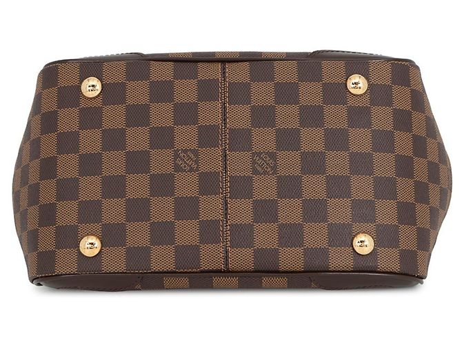 Borsa Louis Vuitton Damier Ebene Verona PM LOUIS VUITTON Spalla Monogram per Donne Rosso - vista 3