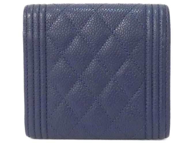 Cartera Chanel Boy Line Azul marino - vista 2