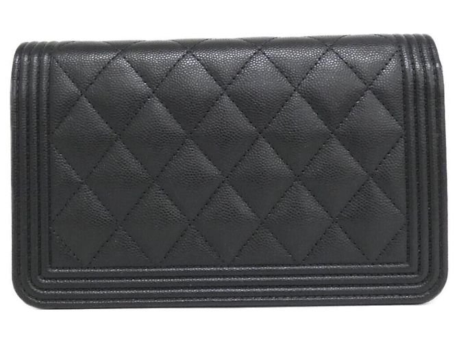 Cadena de billetera Chanel Boy Line Negro - vista 2