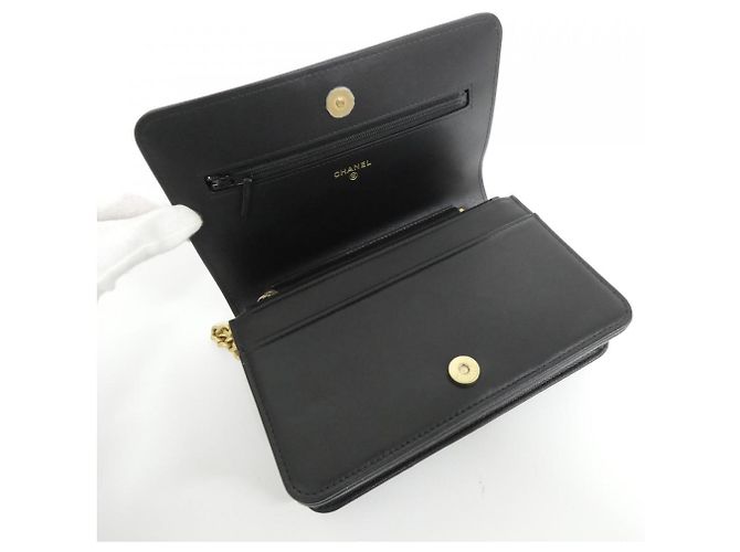 Cadena de billetera Chanel Boy Line Negro - vista 7