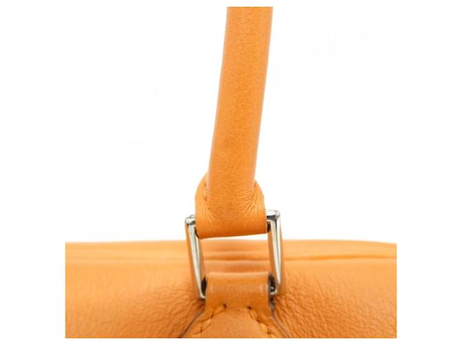 Hermès Borsa Hermes Plume Elan PM Arancione - vista 8