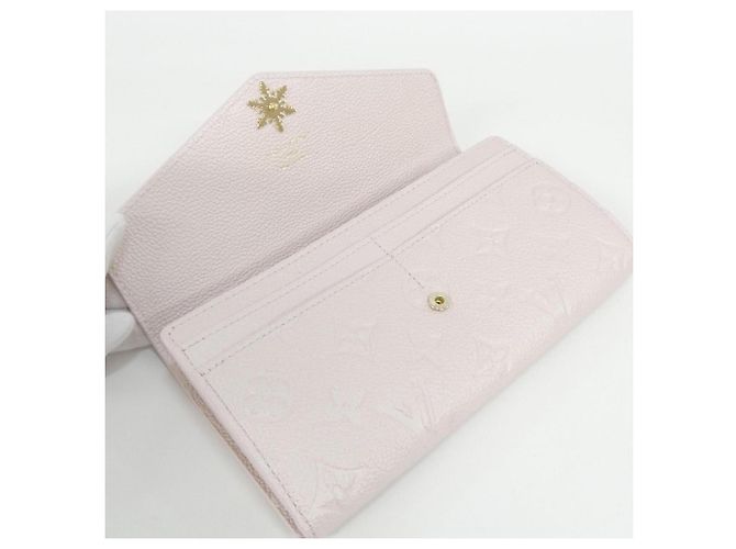 Portafoglio Sarah Monogram Empreinte Louis Vuitton Rosa - vista 4