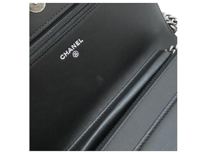 Cadena de cartera Chanel Boy line Negro - vista 7