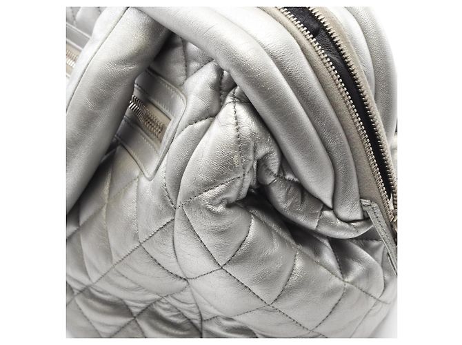Borsa Chanel Coco Cocoon, Pelle, Donna, Tono Argento - vista 7