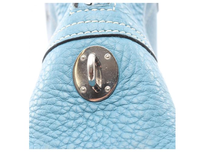 Borsa Hermès Omnibus PM in pelle Taurillon Clemence, blu, per donne - vista 12