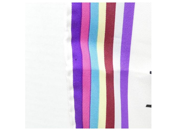 Sciarpa Louis Vuitton Multicolor Muffler I Love Monogram Bianco - vista 4