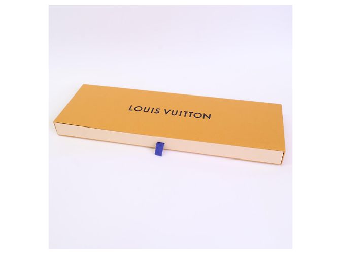 LOUIS VUITTON Cravate LV Spelling Silk Tie Gray Silver Men's Brown - view 7