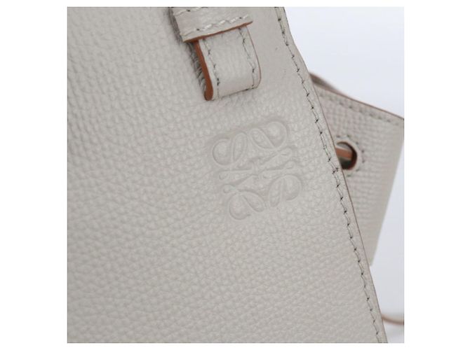 LOEWE Mini Bolso Hammock con Cuerda, Mujer, Beige - vista 7