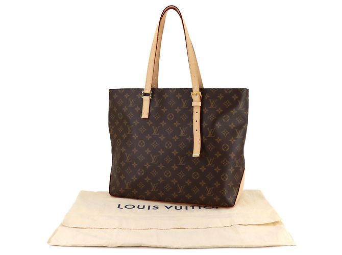 Borsa Louis Vuitton Monogram Mezzo Tote, Marrone, Finiture dorate, Blocco RFID - vista 2