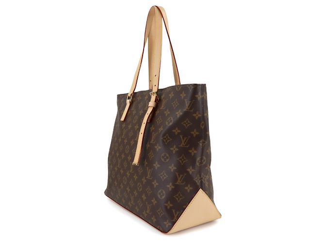 Borsa Louis Vuitton Monogram Mezzo Tote, Marrone, Finiture dorate, Blocco RFID - vista 4