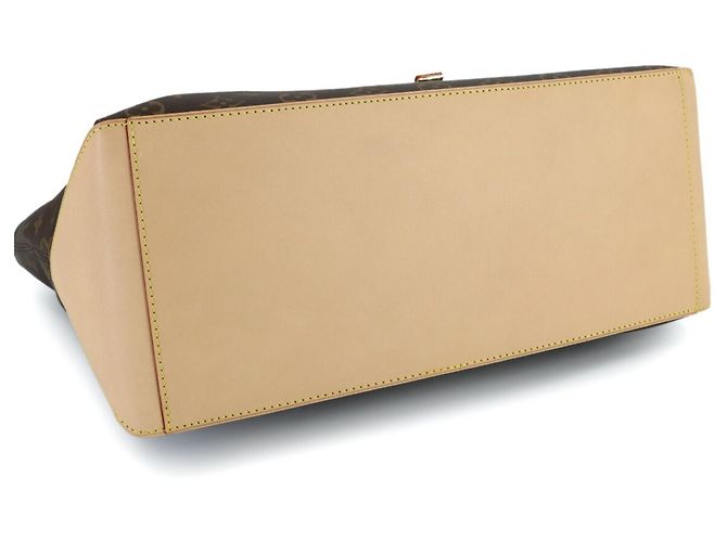 Borsa Louis Vuitton Monogram Mezzo Tote, Marrone, Finiture dorate, Blocco RFID - vista 5