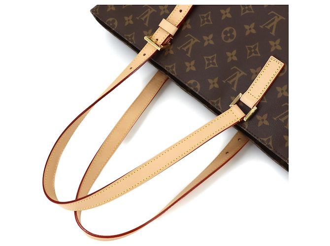 Borsa Louis Vuitton Monogram Mezzo Tote, Marrone, Finiture dorate, Blocco RFID - vista 6