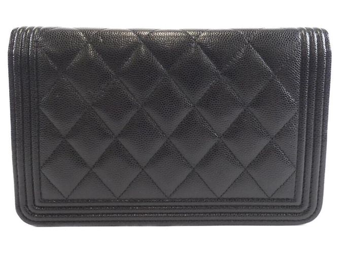 Chanel Boy Line Kettenbörse Schwarz - Ansicht 2