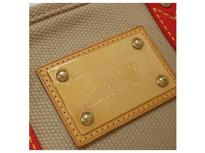 Borsa Louis Vuitton Antigua Cabas PM Beige - vista 5