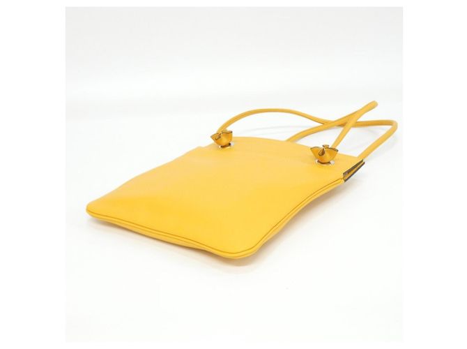 Bolso Aline Mini Hermès Amarillo - vista 3
