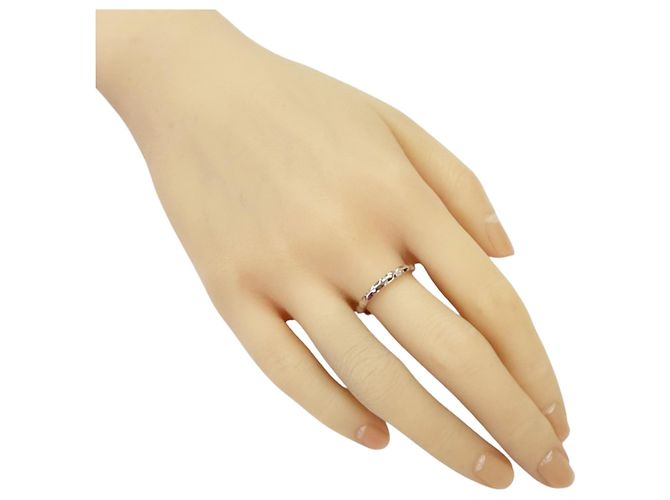 Louis Vuitton Monogram Infini Ehering, Gold, Unisex, gebraucht. Silber - Ansicht 2