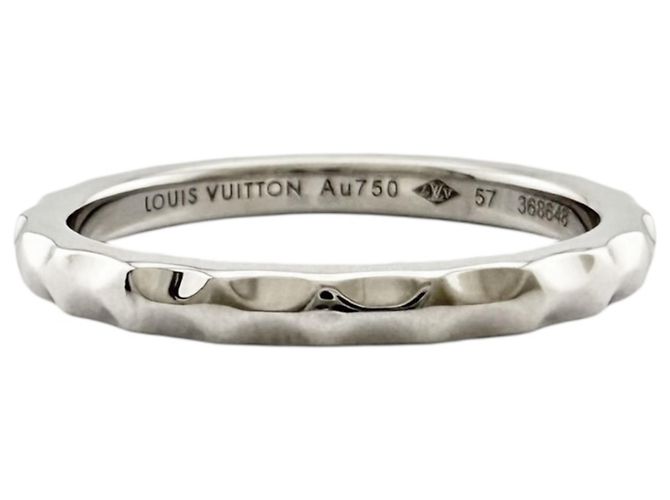 Louis Vuitton Monogram Infini Ehering, Gold, Unisex, gebraucht. Silber - Ansicht 3