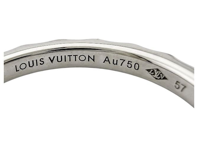 Louis Vuitton Monogram Infini Ehering, Gold, Unisex, gebraucht. Silber - Ansicht 5