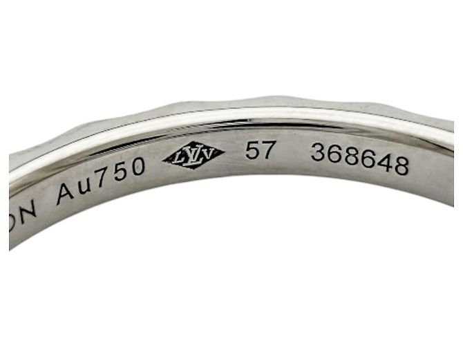 Louis Vuitton Monogram Infini Ehering, Gold, Unisex, gebraucht. Silber - Ansicht 6