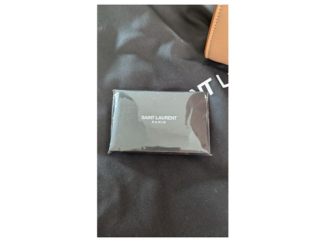 Saint Laurent Sac de Jour Large Beige in Pelle - vista 15