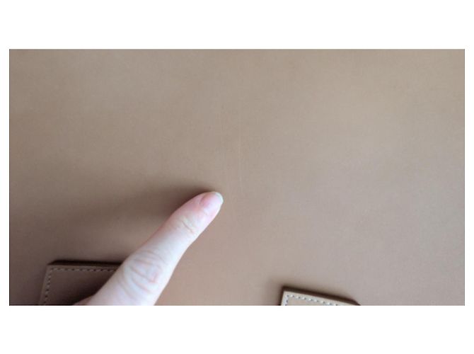 Saint Laurent Sac de Jour Large Beige in Pelle - vista 4