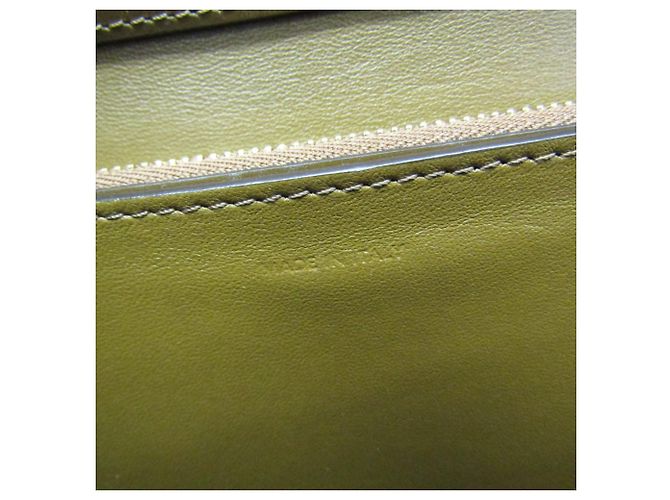 Céline Bolso de hombro de cuero Celine Classic Box Medium para mujeres, marrón, camello - vista 18