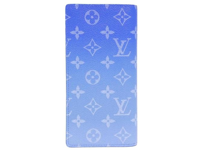 Cartera Brazza LV Clouds de Louis Vuitton Azul - vista 2