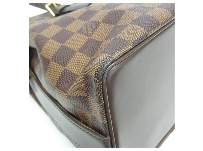 Borsa a Spalla Chelsea Damier Louis Vuitton Donna Marrone, Ebano - vista 4
