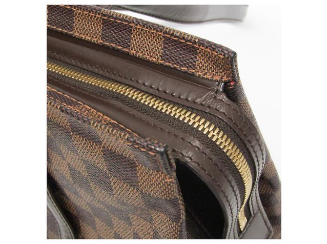 Borsa a Spalla Chelsea Damier Louis Vuitton Donna Marrone, Ebano - vista 8