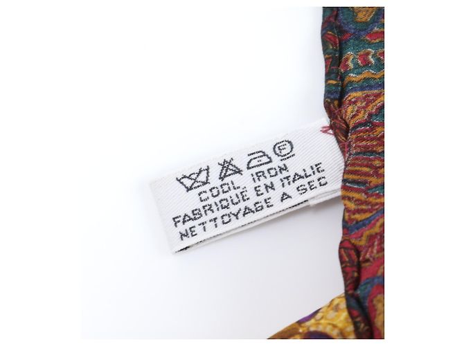 Sciarpa in seta Chanel, Motivo Paisley, Gioielli, Gripoix, Donna Rosso - vista 8