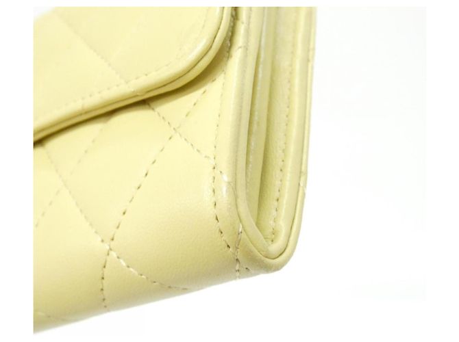 Chanel Timeless Classic Line Wallet Yellow - view 3