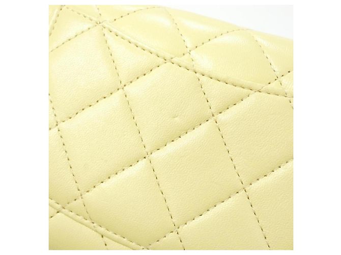 Chanel Timeless Classic Line Wallet Yellow - view 6