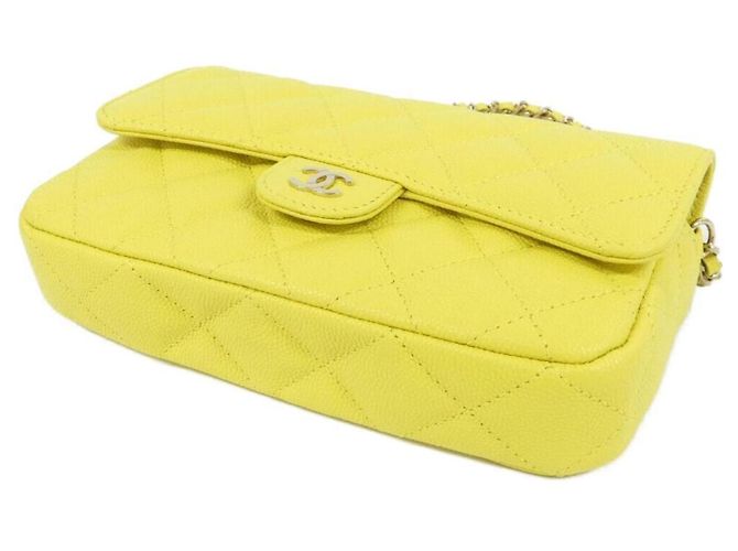 Custodia per telefono Chanel Timeless Classic Line Giallo - vista 3