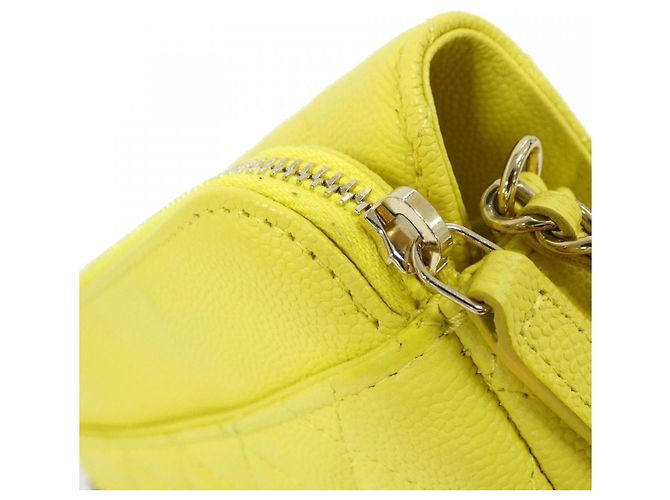 Custodia per telefono Chanel Timeless Classic Line Giallo - vista 5