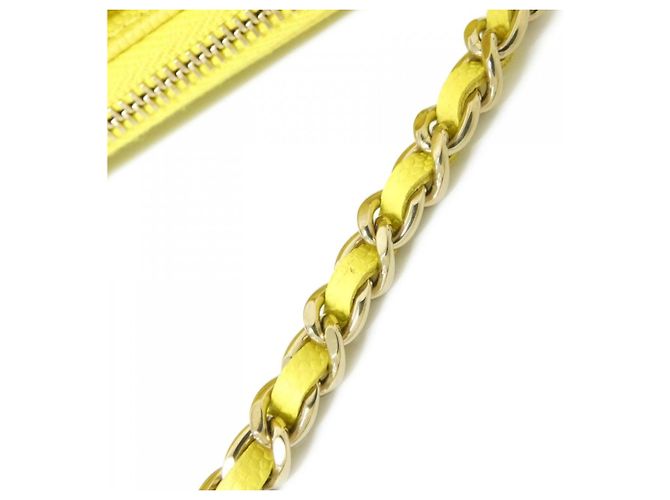 Custodia per telefono Chanel Timeless Classic Line Giallo - vista 6