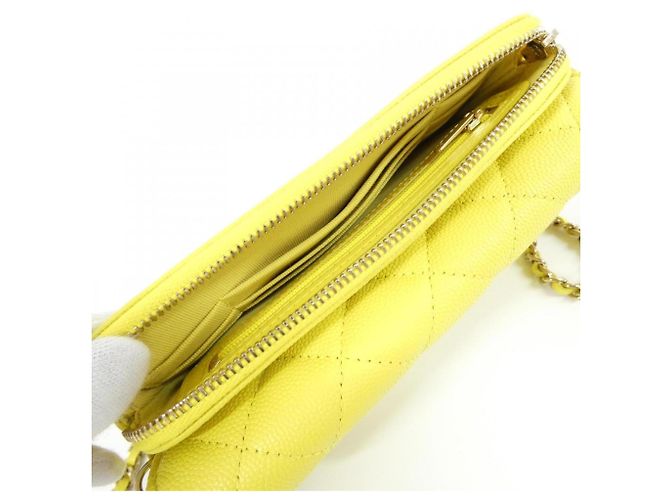 Custodia per telefono Chanel Timeless Classic Line Giallo - vista 8