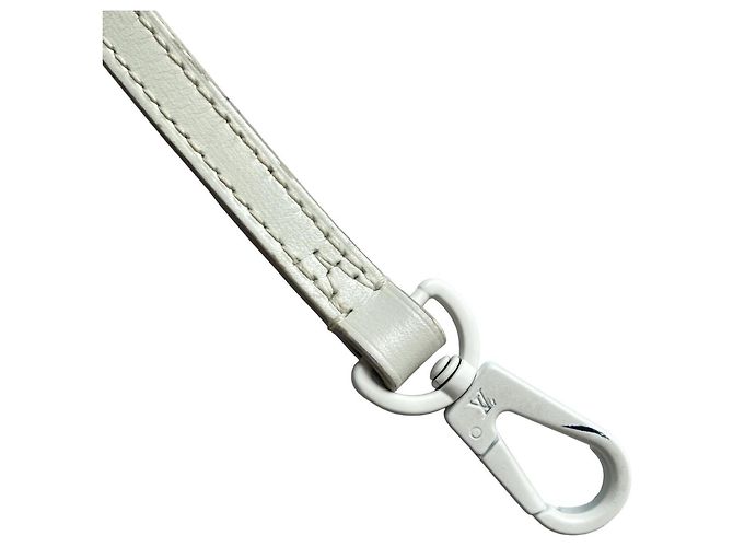 Borsa a Spalla Petite Malle Epi Louis Vuitton Bianco - vista 8