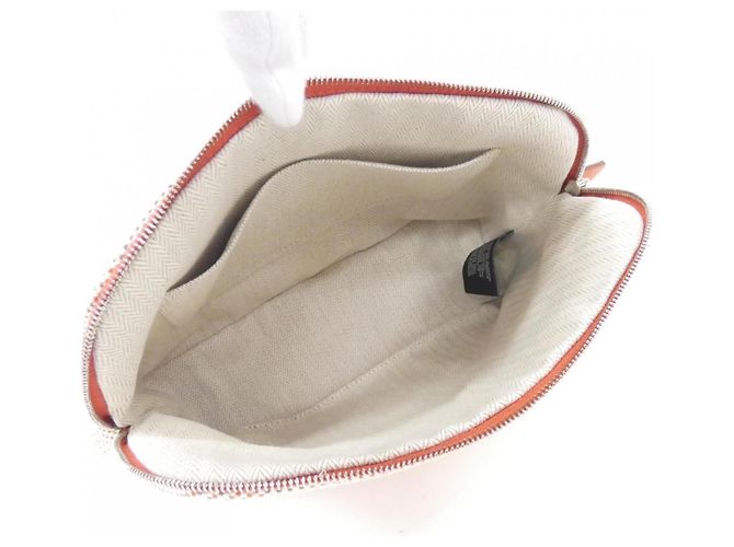 Pochette Hermès Bolide Crazy H MM Arancione - vista 5