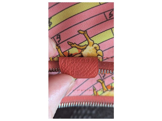 Silk In Hermès Silk'In Leder Geldbörse Rot - Ansicht 15