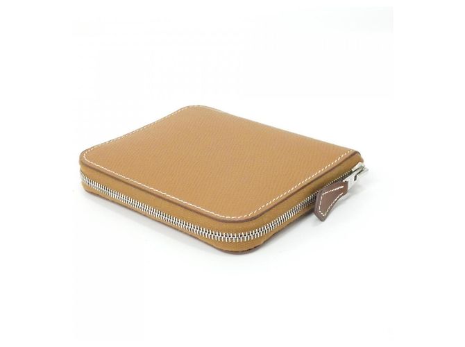 Hermès Hermes H EN FIL Silk In Compact Wallet Golden - view 2