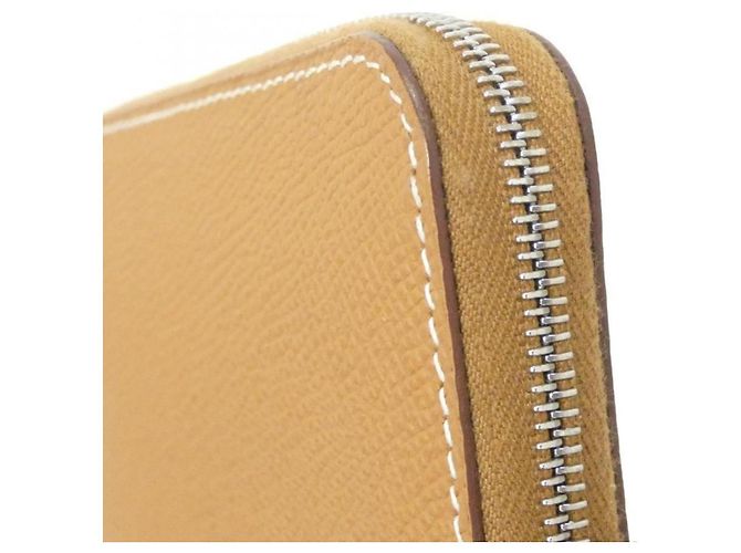 Hermès Hermes H EN FIL Silk In Compact Wallet Golden - view 4