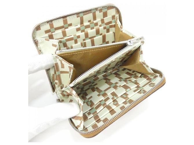 Hermès Hermes H EN FIL Silk In Compact Wallet Golden - view 5