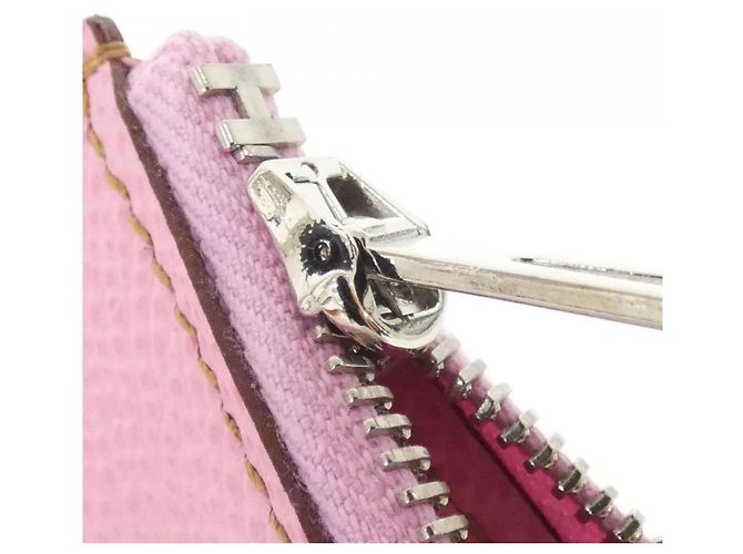 Billetera Slim Constance Hermès Rosa - vista 10